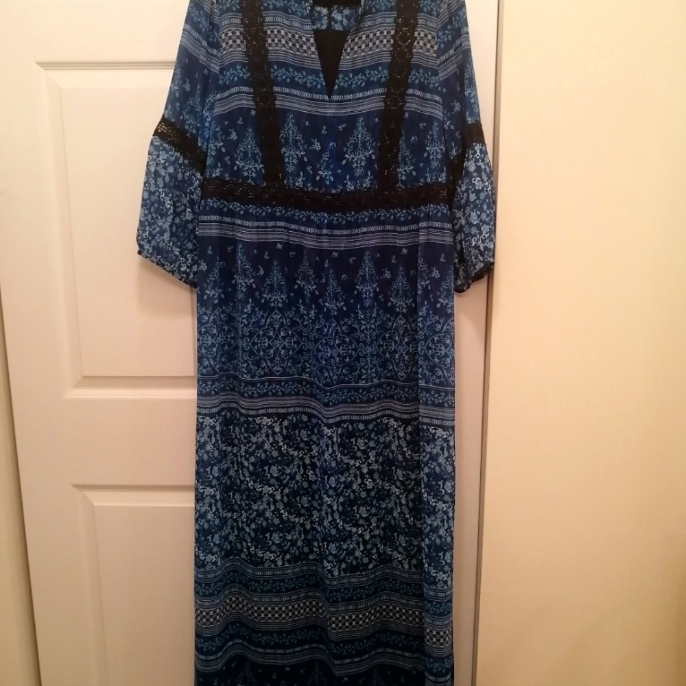 Karl Lagerfeld Maxi chiffon dress